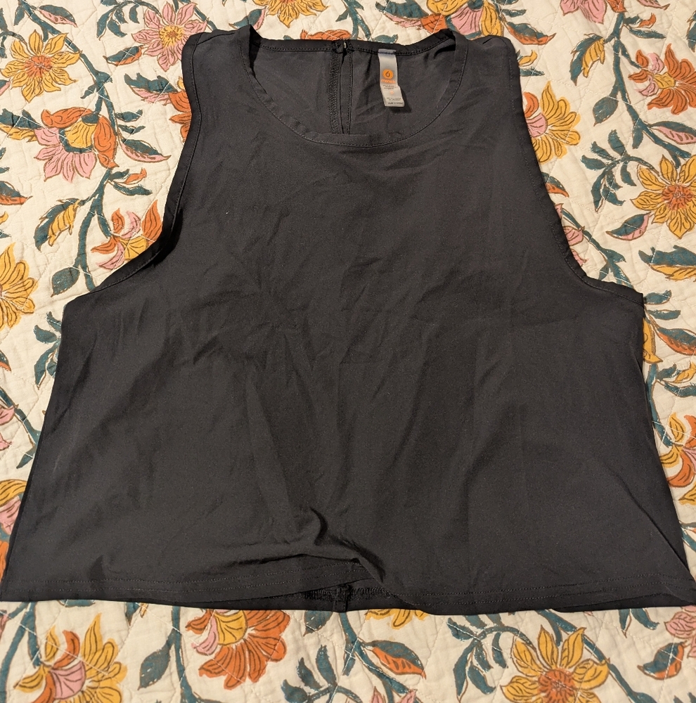 Mono B Black Workout Tank Top Size Small